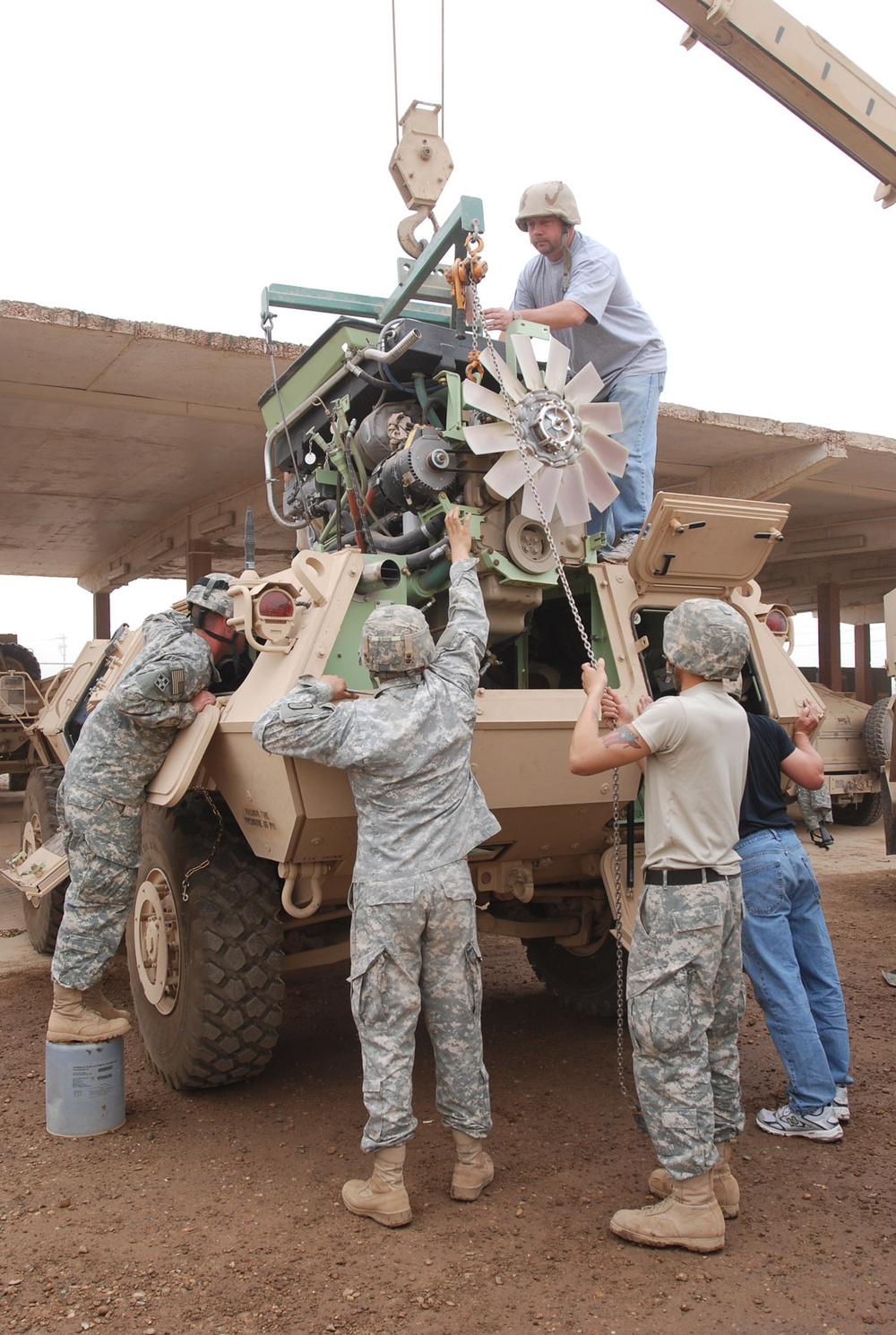 Sustainment mechanics learn ASV maintenance