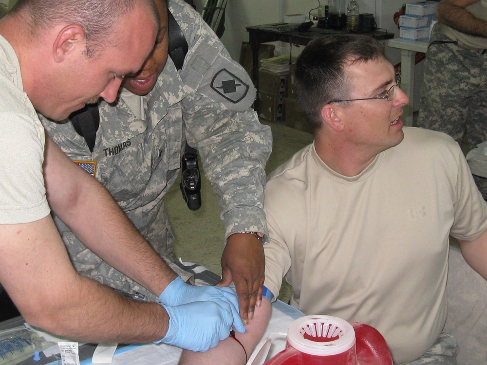 National Guard Soldiers attend Combat Lifesaver class