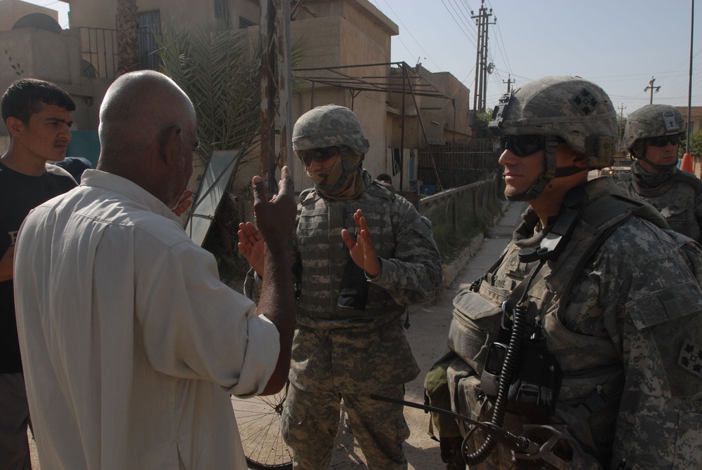 Comanche Troop maintains security in Abu T'shir