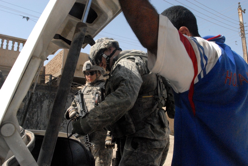 Comanche Troop maintains security in Abu T'shir