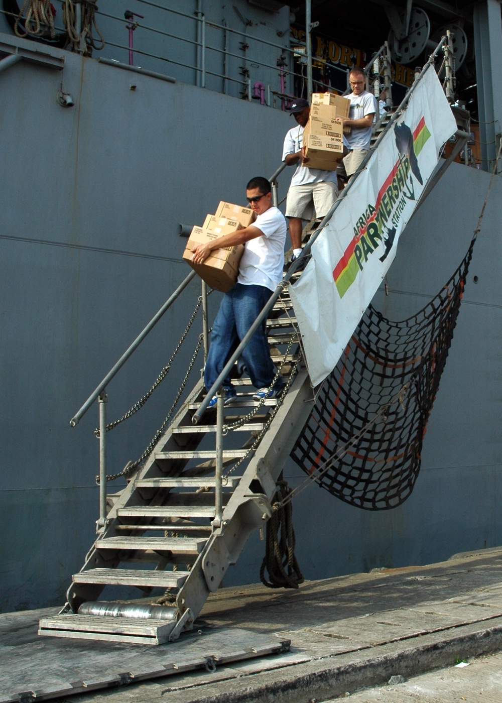 Africa Partnership Station delivers supplies