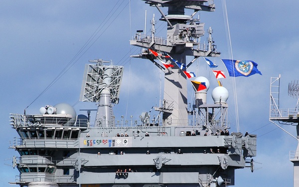 Nimitz gets underway for deployment