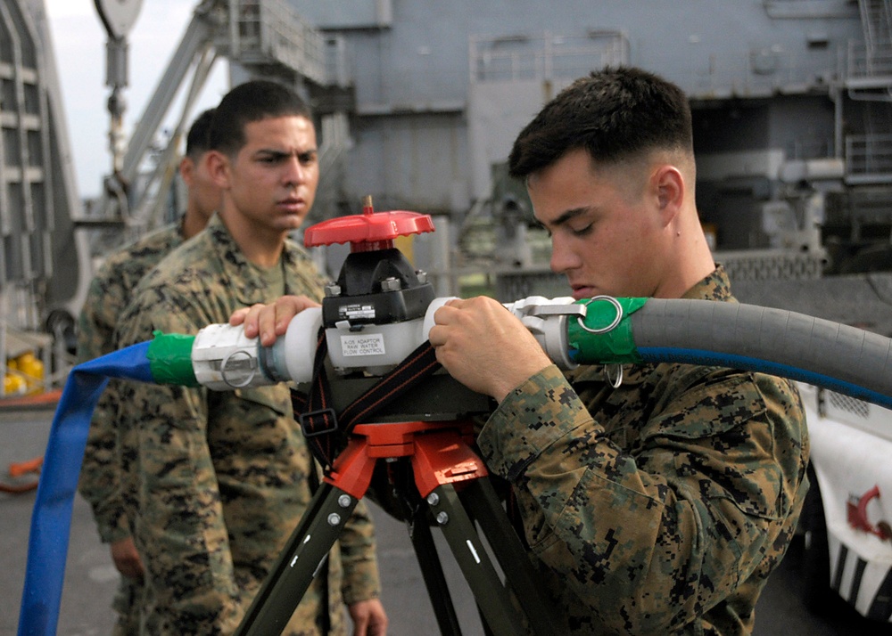 Ships ready with Burma Aid