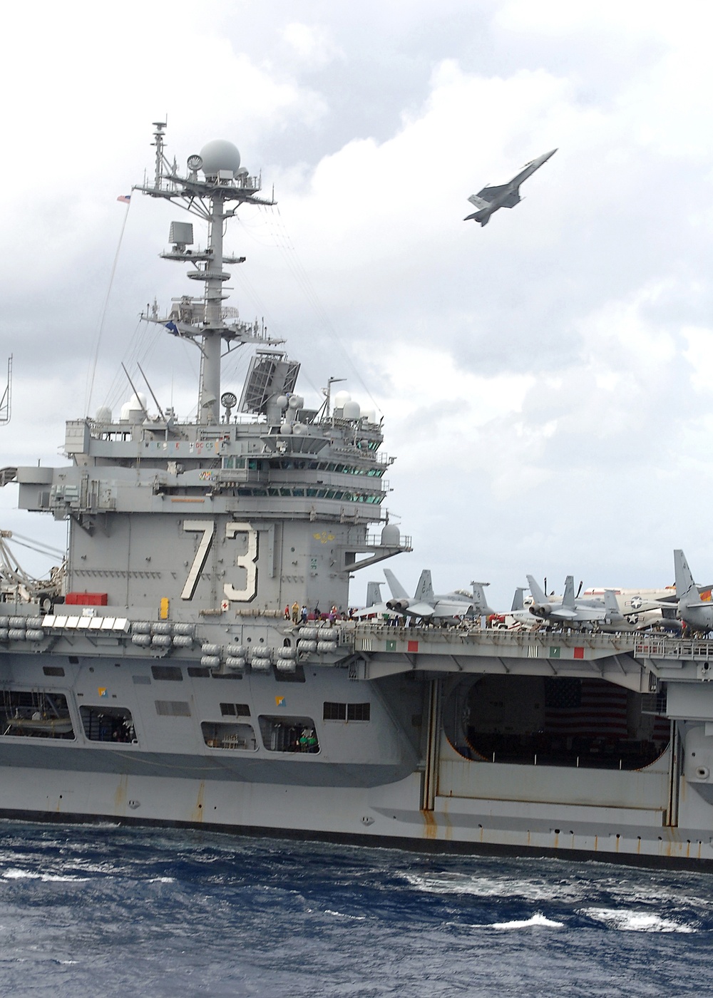 USS George Washington en route to Japan