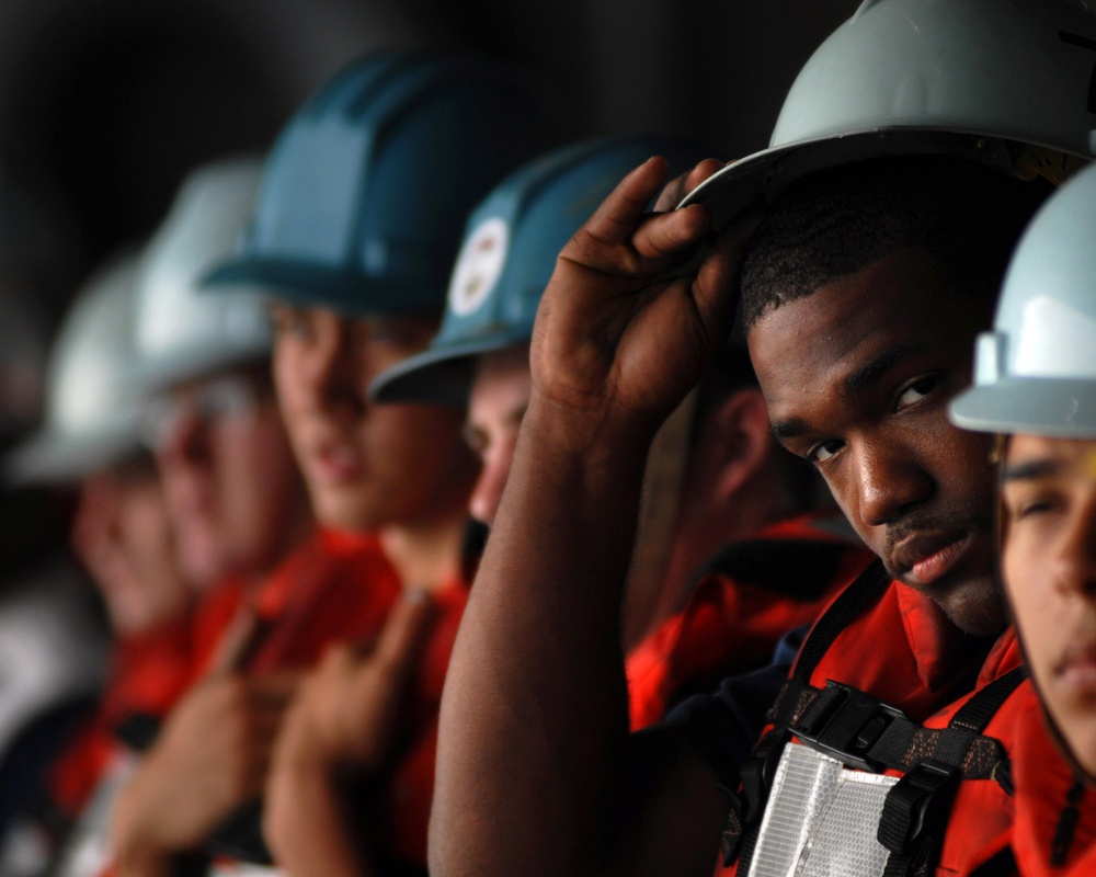 Operations aboard USS Abraham Lincoln