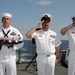 Parade aboard USS Ramage