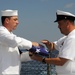 Parade aboard USS Ramage