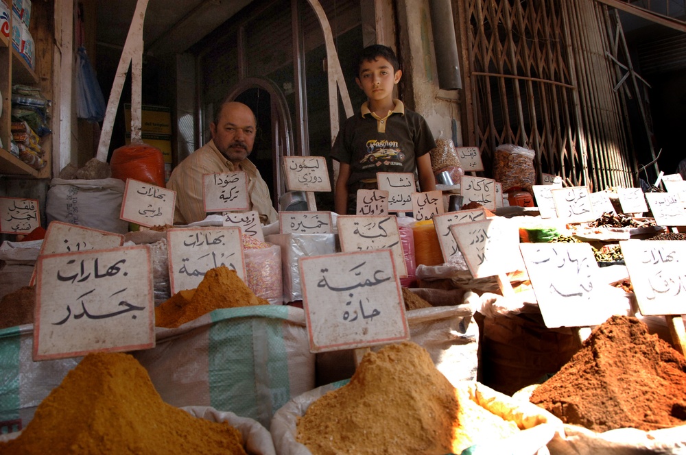 Dismounted Patrol in New Baghdad Marketplace