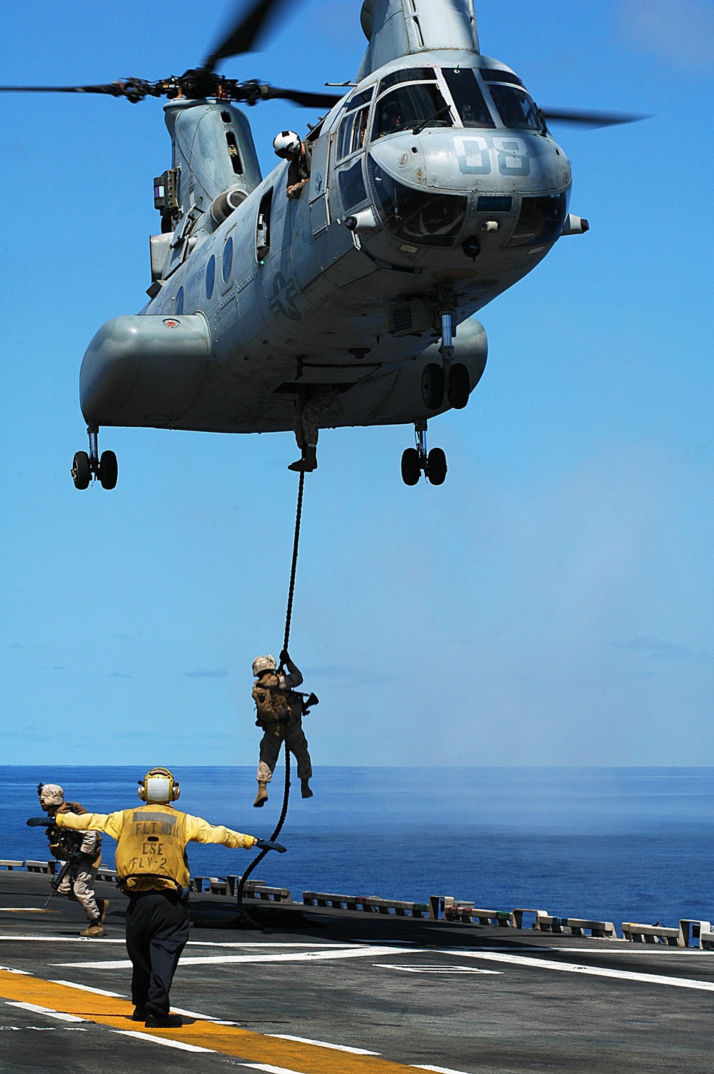 Marine Demonstration Aboard USS Tarawa