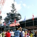 USS Kitty Hawk departs Yokosuka