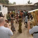 Sailors conduct Project Handclasp as part of the African Partnership Station Initiative