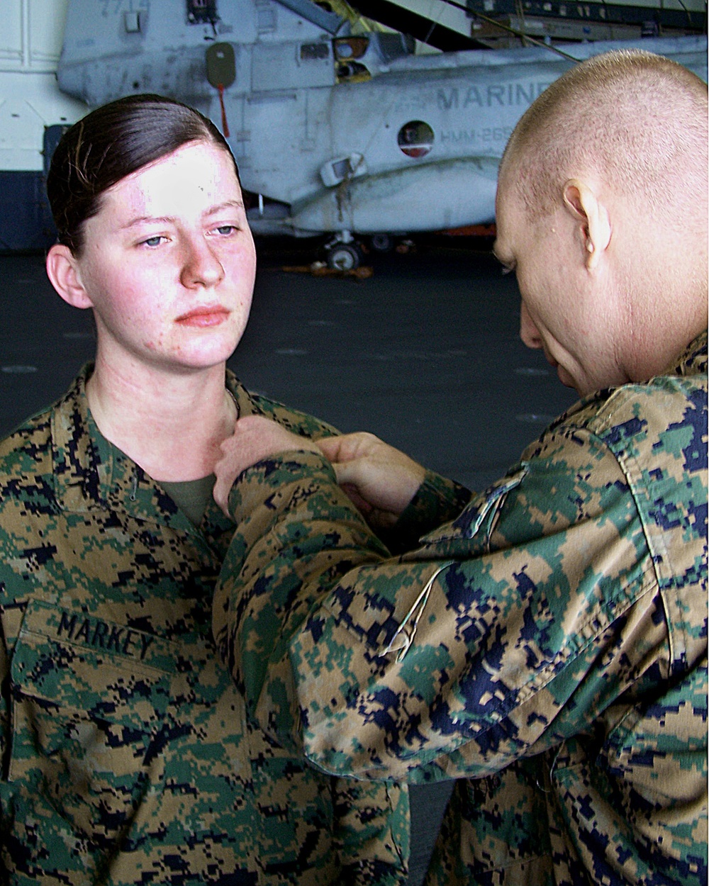 Marines promoted aboard USS Essex