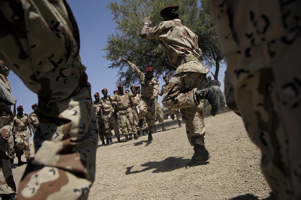Graduating Djiboutian Soldiers