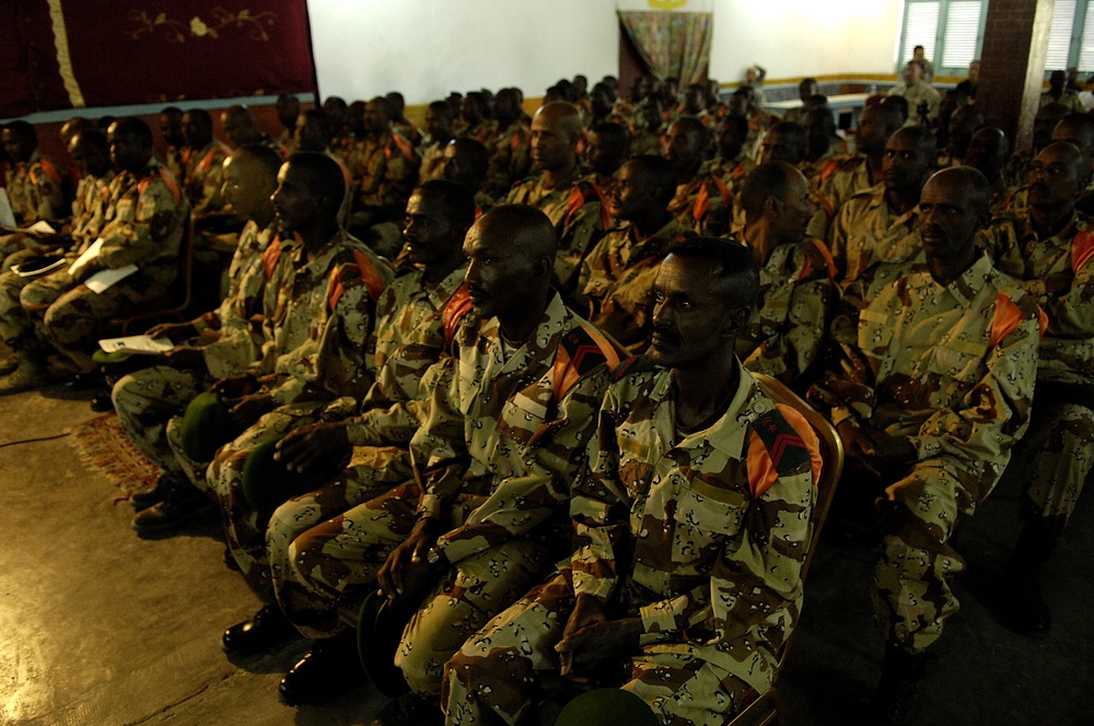 Graduating Djiboutian Soldiers