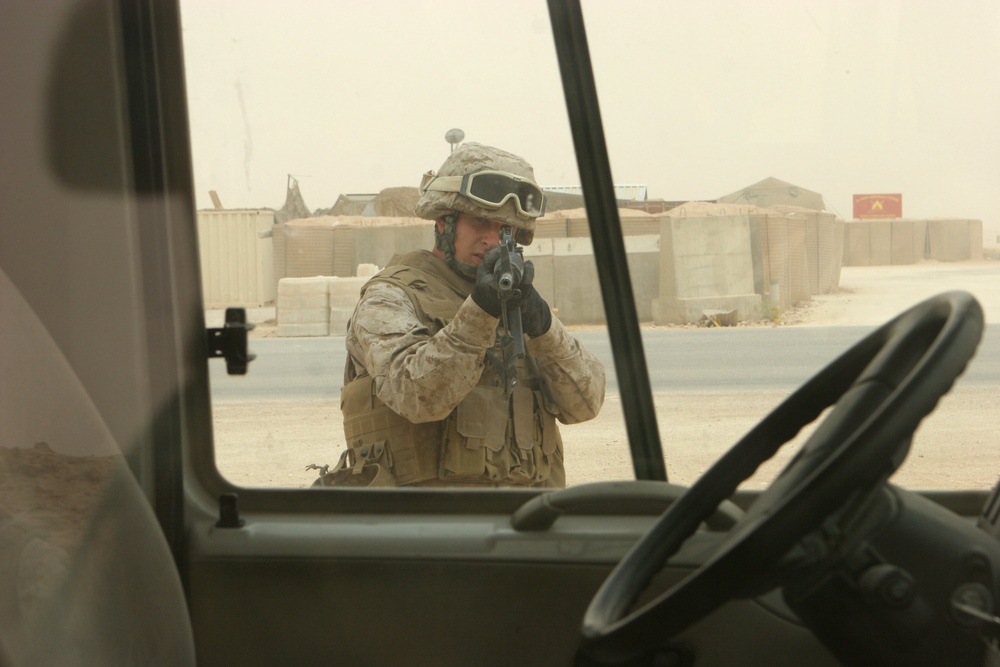 VMAQ-4 trains quick reaction forces of al-Asad