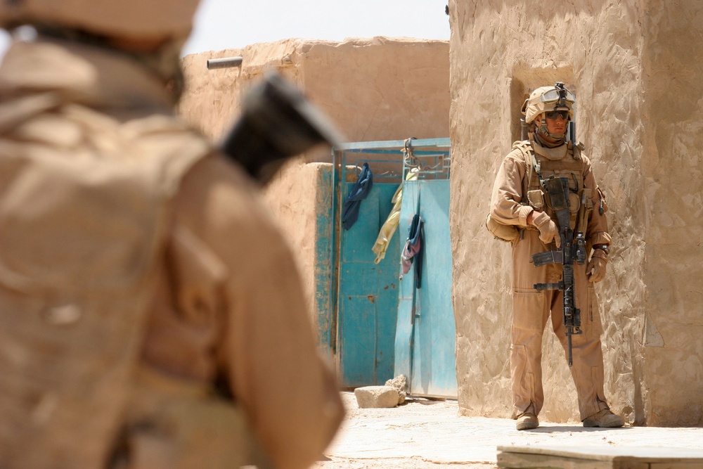 Marines Stand Guard