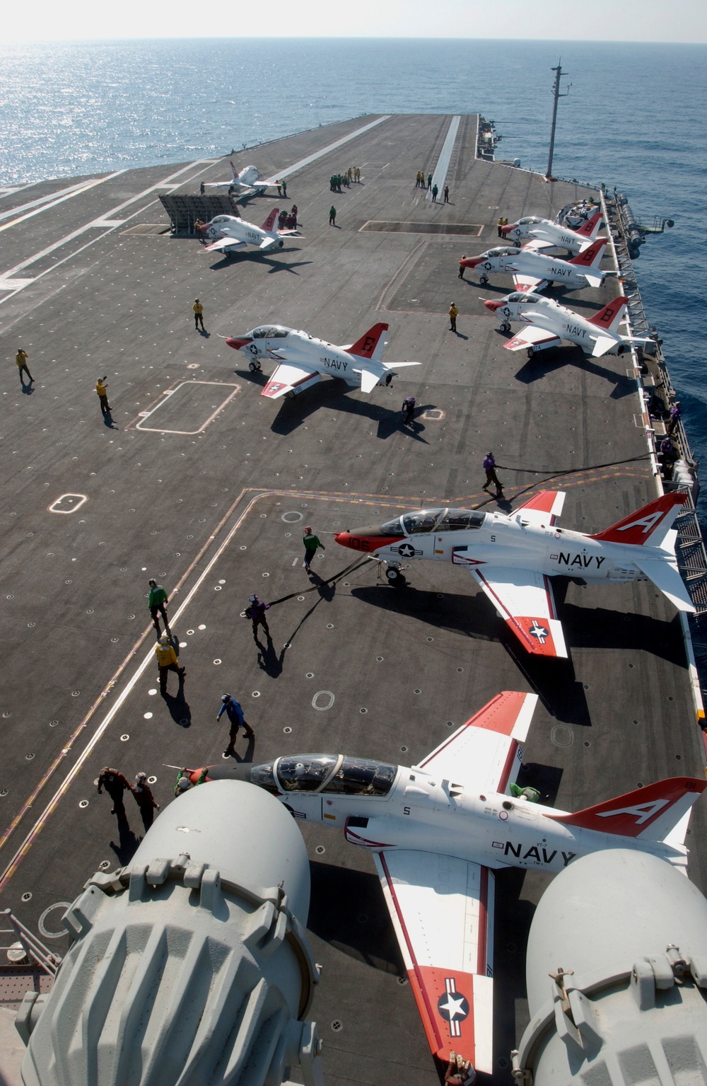 Carrier qualifications aboard USS Theodore Roosevelt