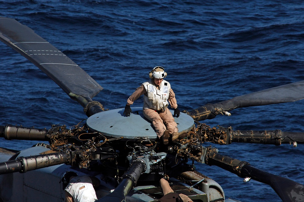 Flight operations aboard USS Tarawa