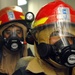 USS Lake Erie Sailors practice firefighting techniques