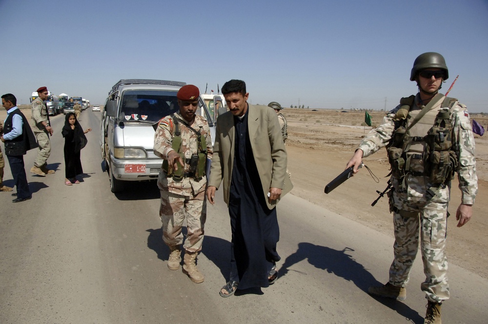 Checkpoint in Ad Diwaniyah