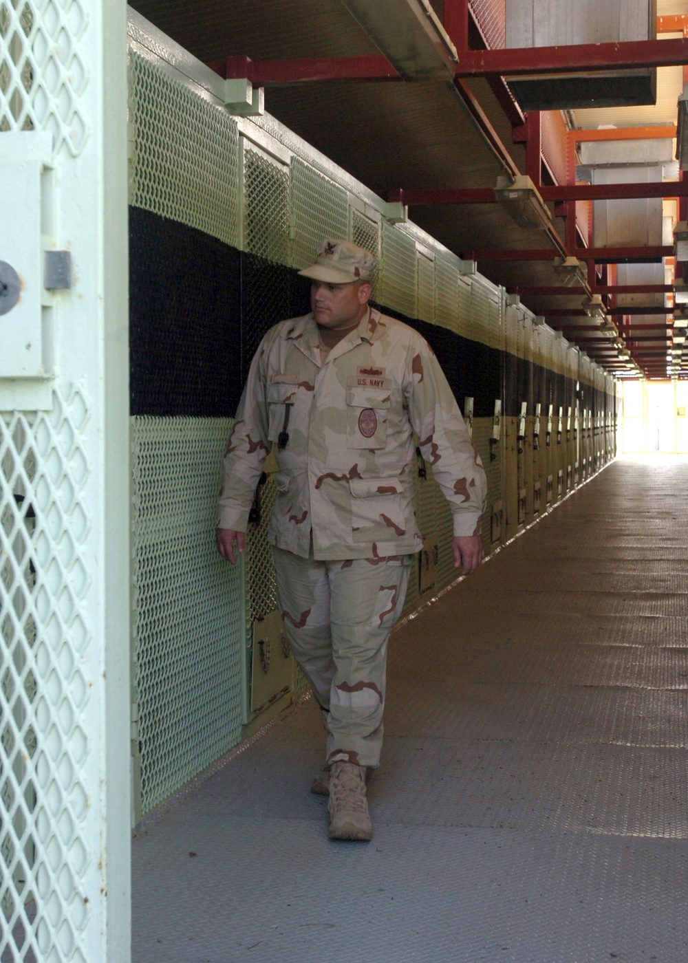 Sailor keeps watch at Guantanamo