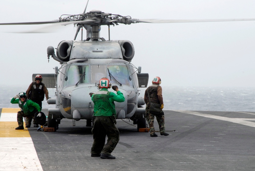 Flight operations aboard USS Kitty Hawk