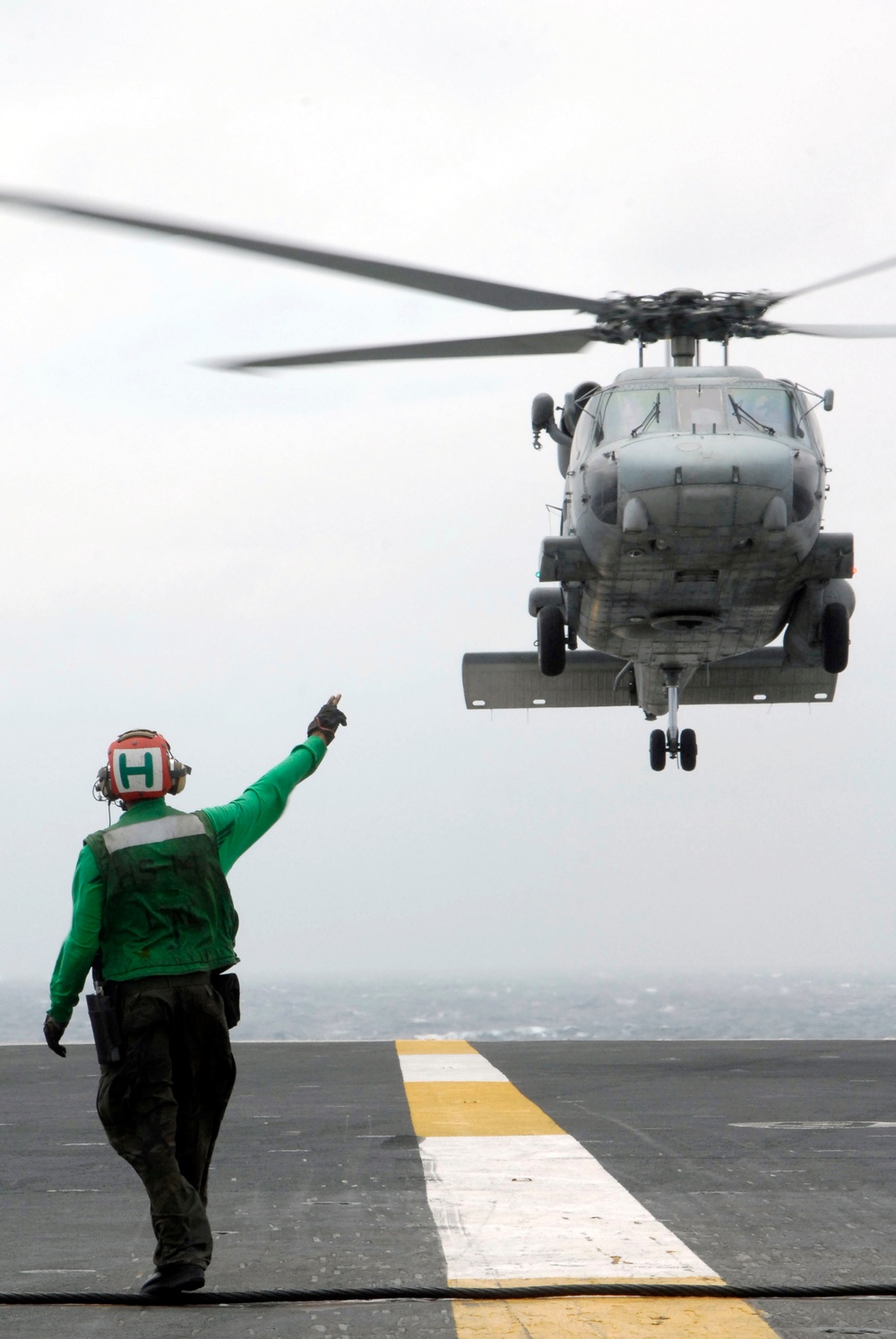 Flight operations aboard USS Kitty Hawk