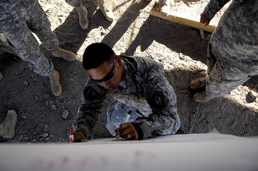Training Djiboutain soldiers