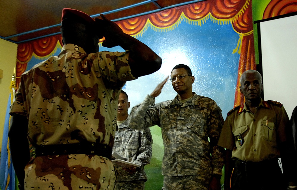 Djibouti military graduation