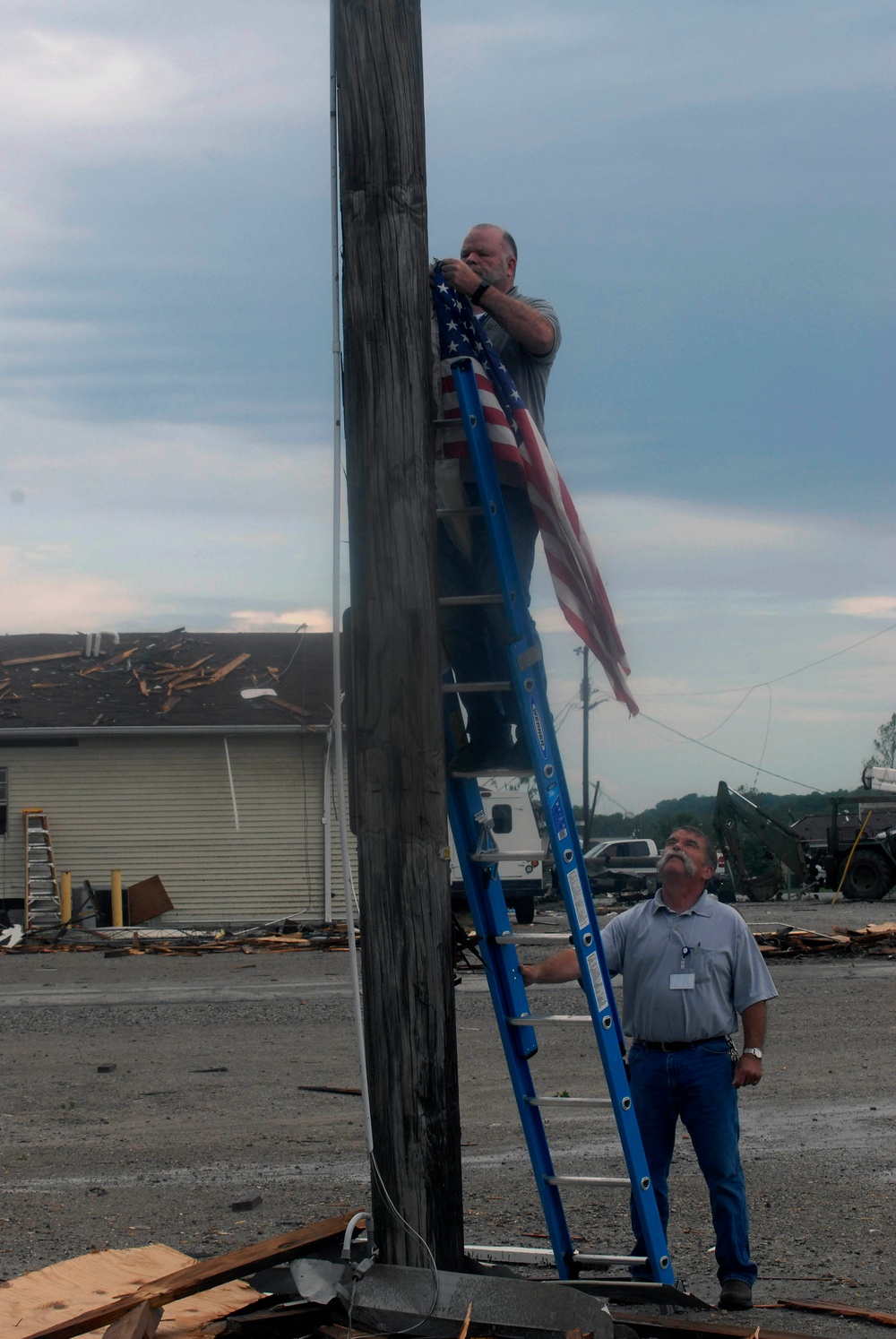 Atterbury moves forward with training after massive tornado