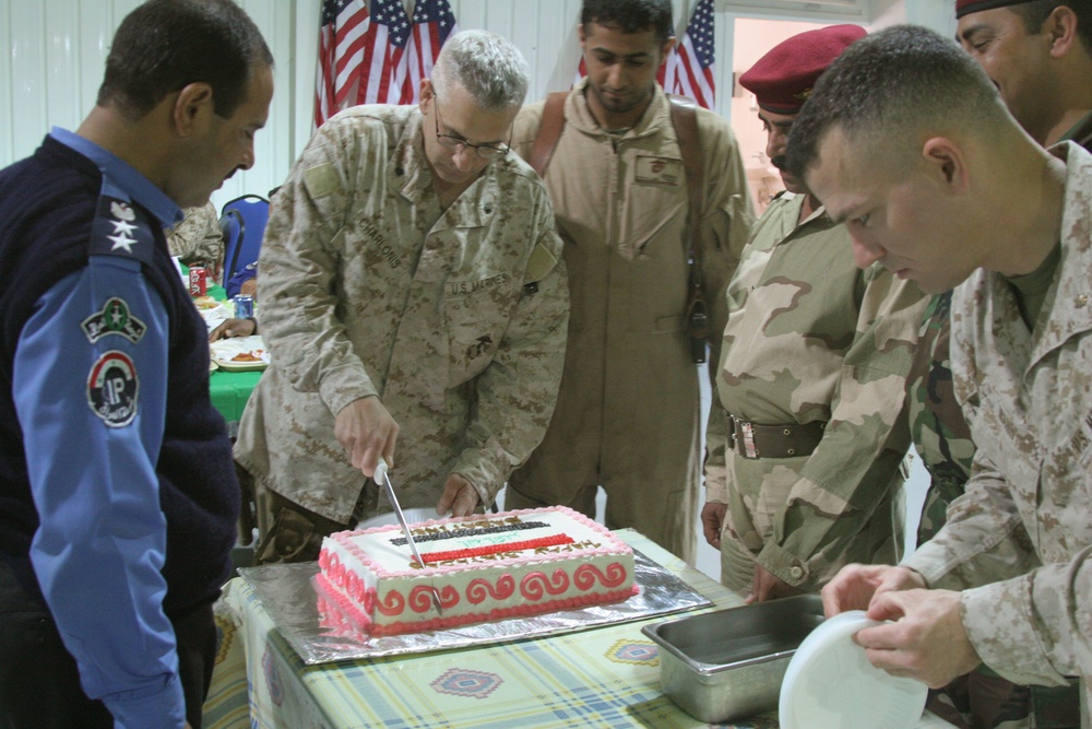 Birthday celebration at Camp Habbaniyah