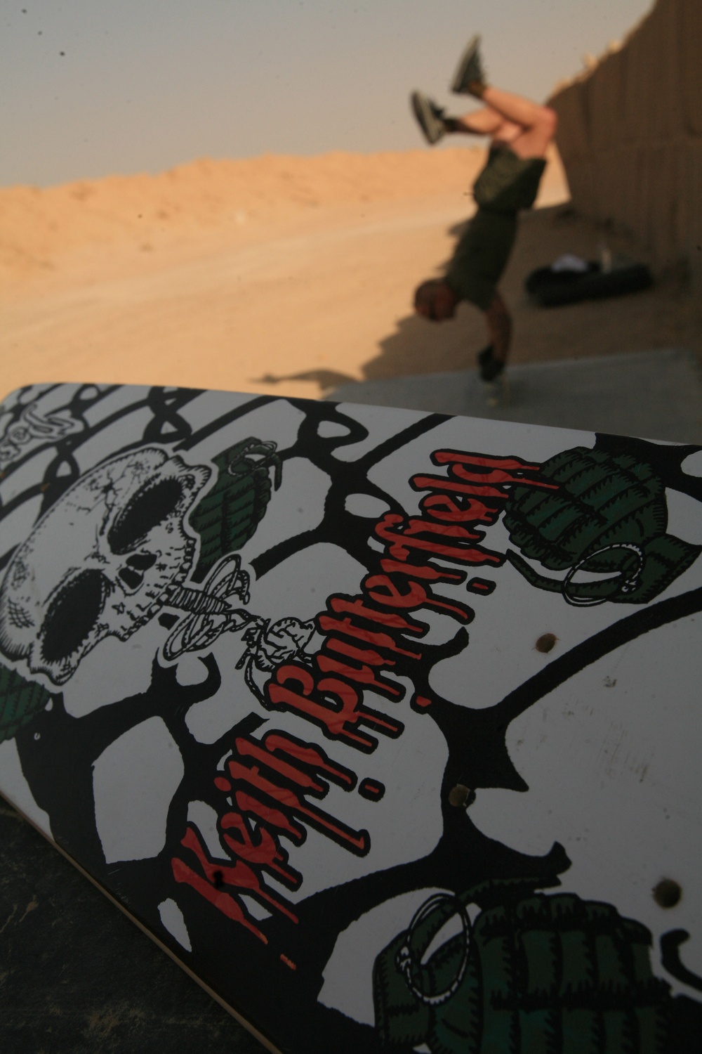 1st. Sgt. Butterfield resurrects skateboarding career