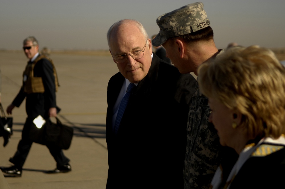 Vice President Cheney visits troops and dignitaries in Iraq