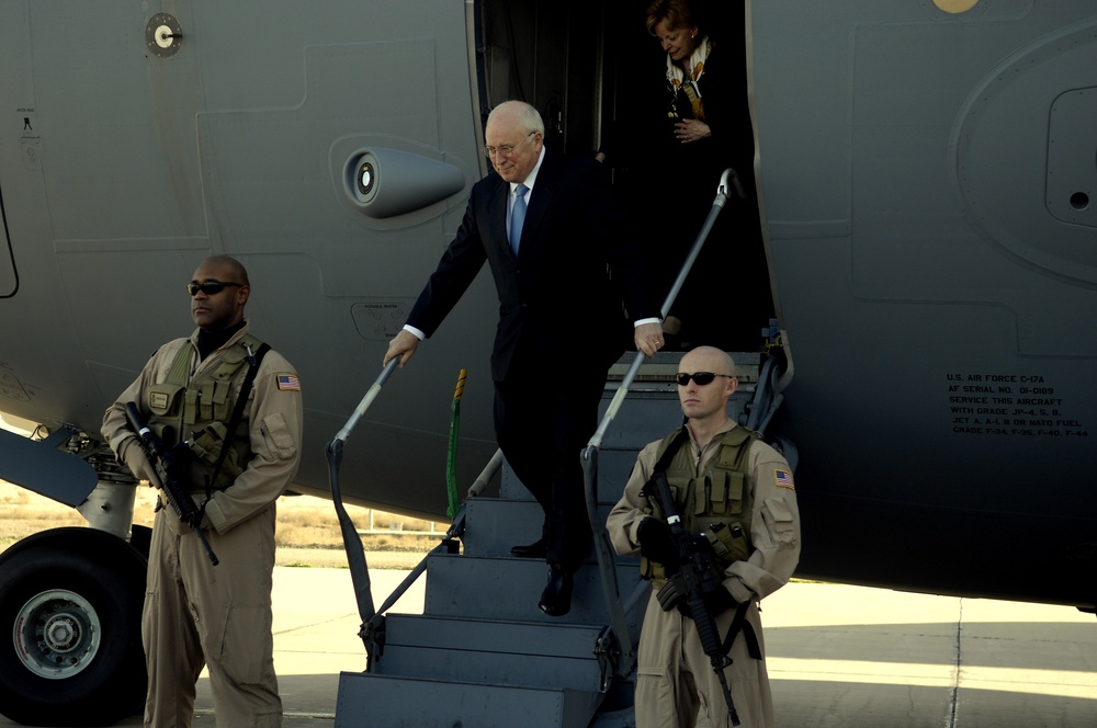 Vice President Cheney visits troops and dignitaries in Iraq
