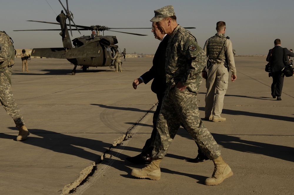Vice President Cheney Visits Troops and Dignitaries in Iraq