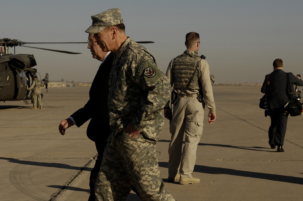 Vice President Cheney Visits Troops and Dignitaries in Iraq