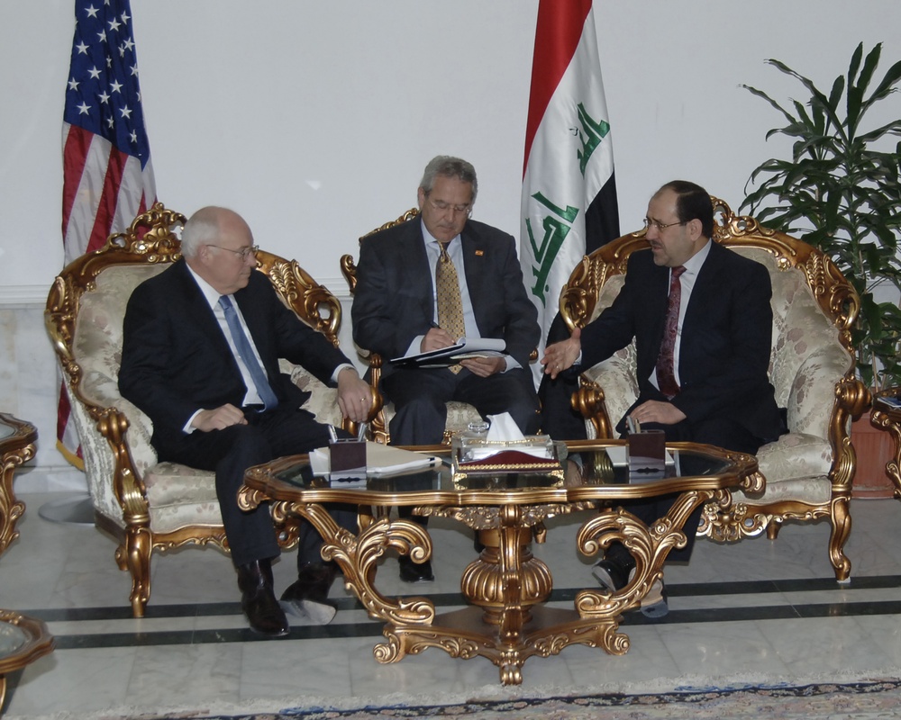 Vice President Cheney Visits Troops and Dignitaries in Iraq