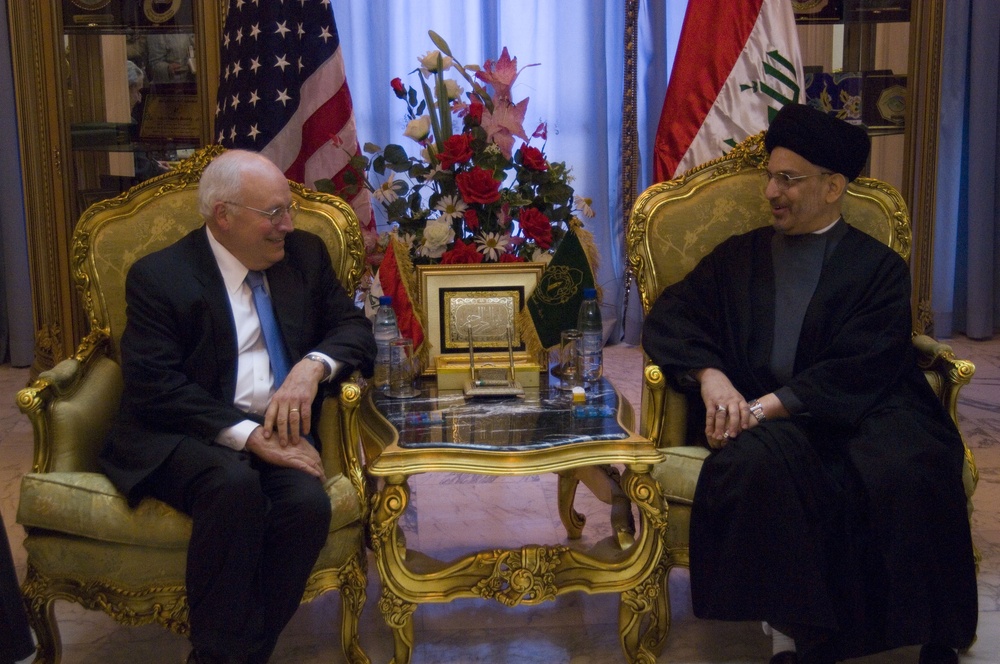 Vice President Cheney Visits Troops and Dignitaries in Iraq