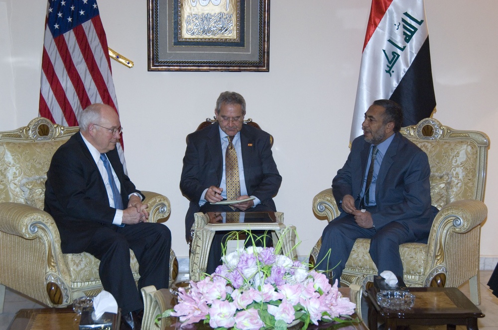 Vice President Cheney Visits Troops and Dignitaries in Iraq