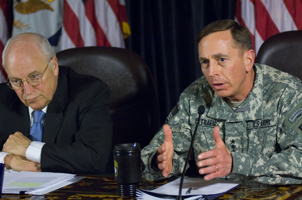 Vice President Cheney Visits Troops and Dignitaries in Iraq