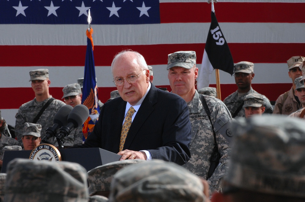 Vice President Cheney Visits Troops and Dignitaries in Iraq