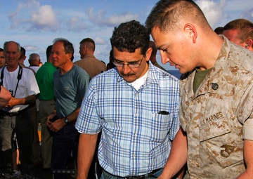"Tiger Cruise" on USS Tarawa
