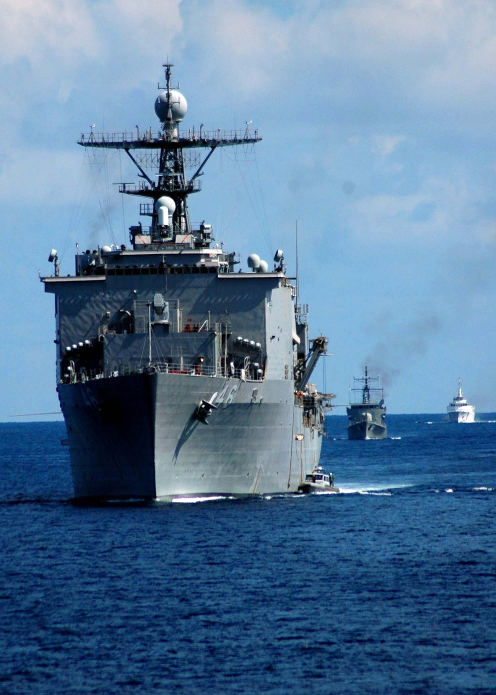 Sailors keep ready during joint exercise