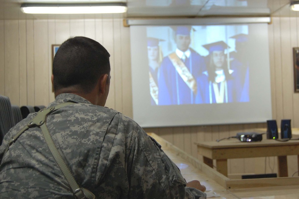 Soldiers in Iraq get front row seat at Germany's high school graduations