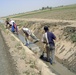 Rebuilt irrigation canals flow fresh water to Taji farms