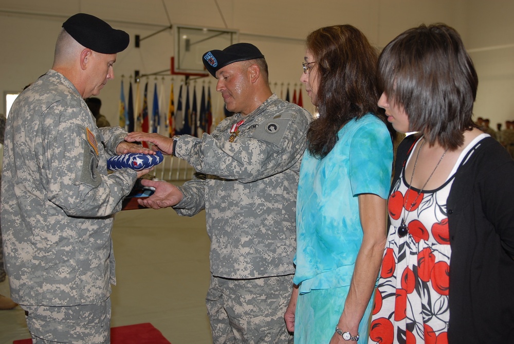 1st Sustainment Command's &quot;Blackjack 7&quot; retires