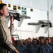 USS Abraham Lincoln captain speaks to newly promoted Sailors