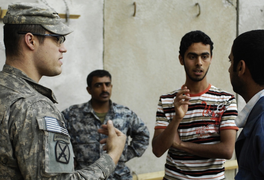 Speaking to Iraqis