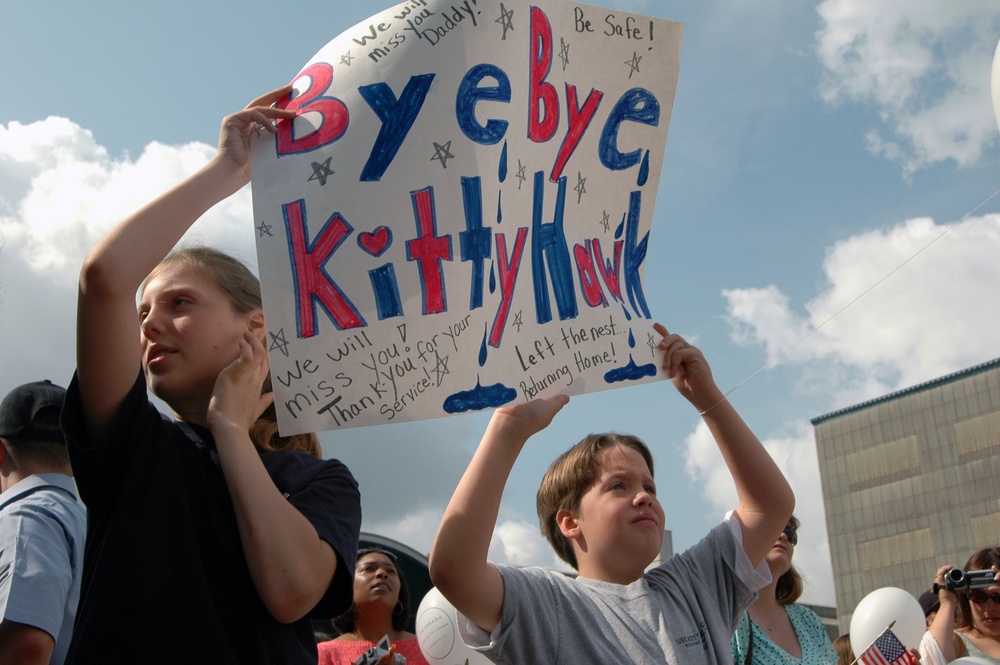 USS Kitty Hawk returns home for decommissioning