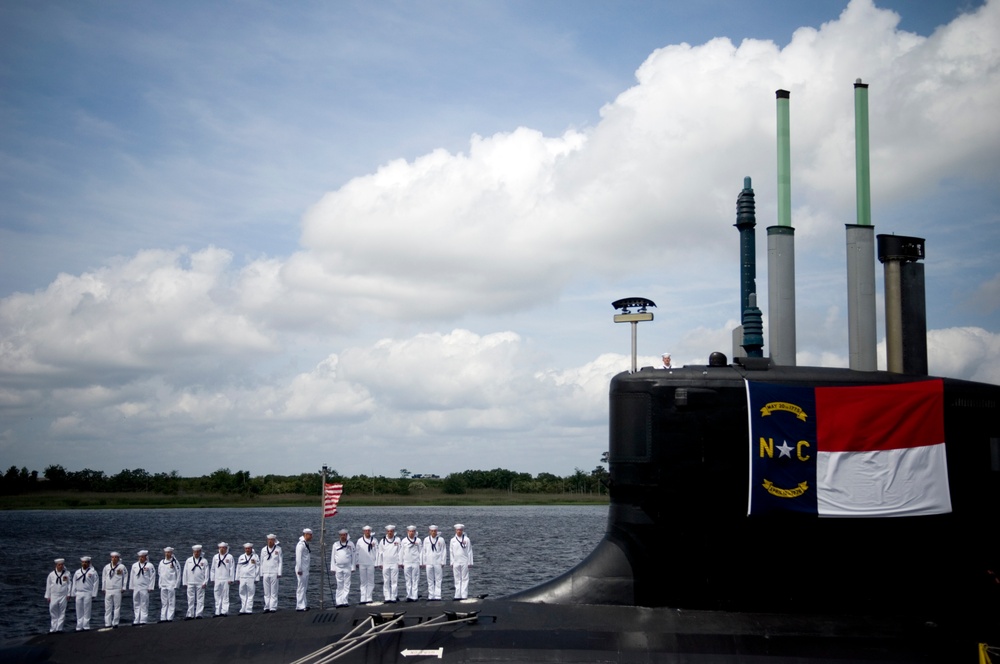 Commissioning of USS North Carolina